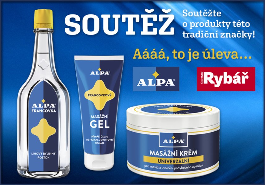 Novinky - SOUTĚŽTE S&nbsp;ČESKÝM RYBÁŘEM A&nbsp;ALPOU 