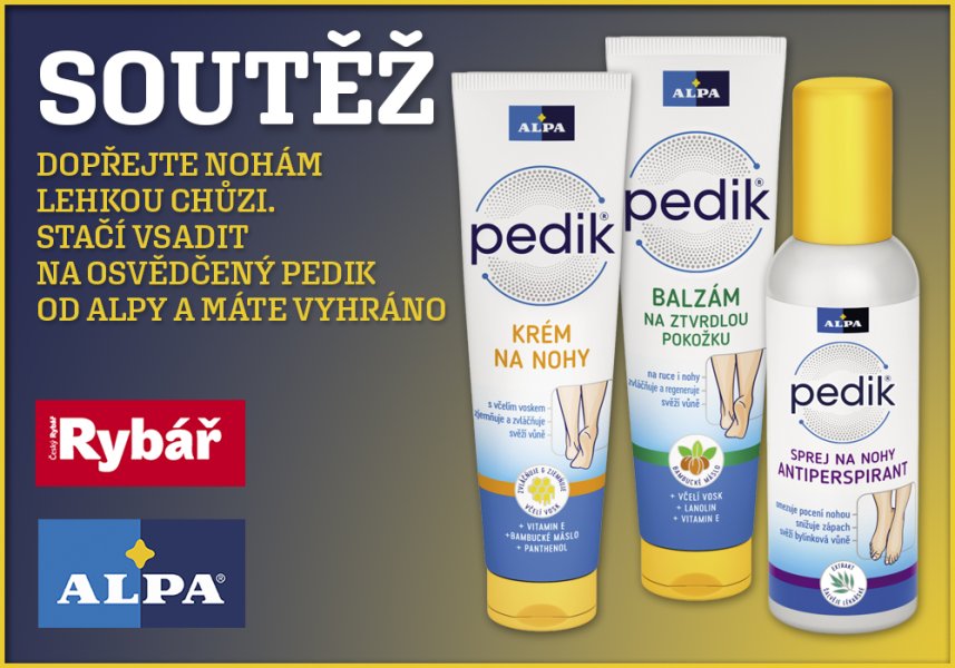 Novinky - SOUTĚŽTE S&nbsp;ČESKÝM RYBÁŘEM A&nbsp;ALPOU 