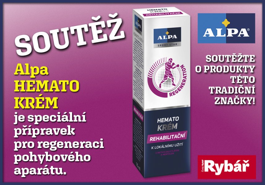 Novinky - SOUTĚŽTE S&nbsp;ČESKÝM RYBÁŘEM A&nbsp;ALPOU 